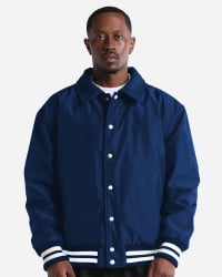 preview image of Shaka Wear SHCVBJ Unisex Collared Varsity Jacket