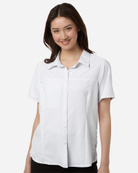 preview image of CORE365 CE520W Women's UltraUVP Shoreline Short Sleeve Staff Shirt