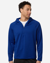 preview image of Team 365 TT200 Men's Qualify Quarter-Zip Hooded Pullover