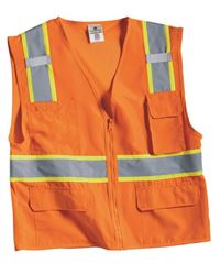preview image of ML Kishigo 1163-1164 Solid Front Vest with Mesh Back