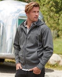 preview image of Independent Trading Co. EXP80PTZ Poly-Tech Hooded Full-Zip Sweatshirt