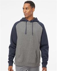 preview image of Independent Trading Co. IND40RP Raglan Hooded Pullover