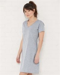 preview image of LAT 3522 Women's V-Neck Fine Jersey Coverup