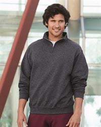 preview image of Jerzees 995MR Nublend Quarter-Zip Cadet Collar Sweatshirt