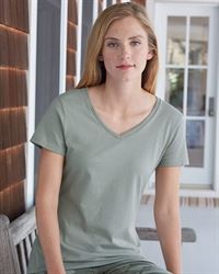preview image of Hanes S04V Perfect-T Women's V-Neck T-Shirt (Nano)