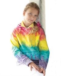 preview image of MV Sport W1162Y Girls' Courtney V-Notch Sweatshirt