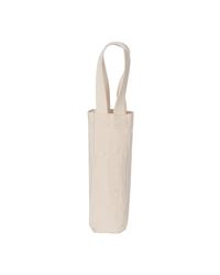 preview image of Liberty Bags 1725 10 Ounce Cotton Canvas Single Bottle Wine Tote