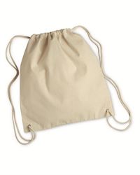 preview image of Liberty Bags 8875 10 Ounce Cotton Canvas Drawstring Backpack
