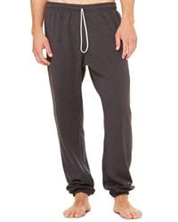 Bella + Canvas 3737 Unisex Long Scrunch Fleece Pant