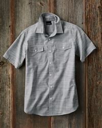 preview image of Burnside 9247 Textured Solid Short Sleeve Shirt