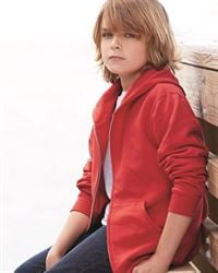 preview image of Independent Trading Co. SS4001YZ Youth Midweight Hooded Full-Zip Sweatshirt