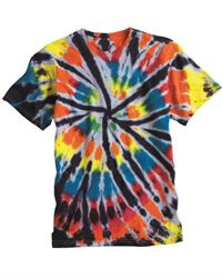 preview image of Dyenomite 200TD Short Sleeve Rainbow Cut-Spiral T-Shirt