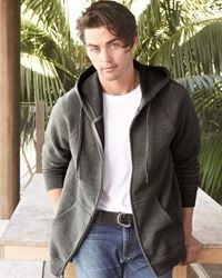 preview image of Independent Trading Co. PRM33SBZ Unisex Special Blend Raglan Hooded Full-Zip Sweatshirt