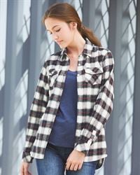 preview image of Burnside 5210 Women's Yarn-Dyed Long Sleeve Flannel Shirt