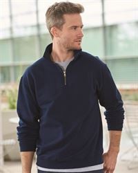preview image of Jerzees 4528MR SUPER SWEATS Quarter-Zip Cadet Collar Sweatshirt