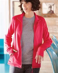 preview image of Independent Trading Co. EXP60PAZ Women's Poly-Tech Full-Zip Track Jacket