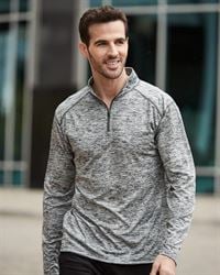 preview image of Badger 4172 Tonal Blend Quarter-Zip Pullover
