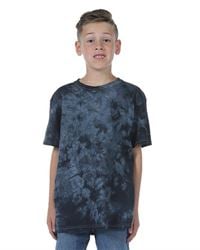 preview image of Dyenomite 20BCR Youth Crystal Tie Dye T-Shirt