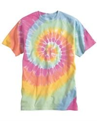 Dyenomite 200MS Multi-Color Spiral Short Sleeve T-Shirt