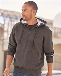 Champion S185 Cotton Max Hooded Quarter-Zip Sweatshirt