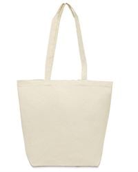 preview image of Liberty Bags 8866 Large Gusseted Cotton Canvas Tote