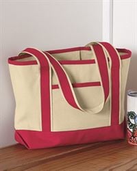 preview image of Q-Tees Q125800 20L Small Canvas Deluxe Tote
