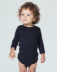 preview image of Rabbit Skins 4411 Infant Long Sleeve Baby Rib Bodysuit