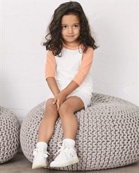 preview image of Bella + Canvas 3200T Toddler Three-Quarter Sleeve Baseball Tee