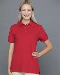preview image of Jerzees 443W Women's Easy Care Double Mesh Ringspun Pique Sport Shirt