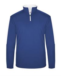 Badger 4106 Sideline 1/4 Zip Pullover T-Shirt