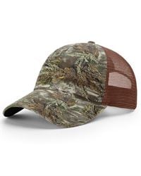 preview image of Richardson 111p Camo Washed Trucker Cap