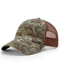 Richardson 111p Camo Washed Trucker Cap