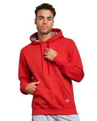 Russell Athletic 82ONSM Cotton Rich Fleece Hooded Sweatshirt