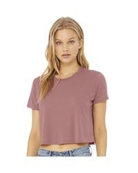 preview image of Bella + Canvas 8882 Women's Flowy Cropped Tee