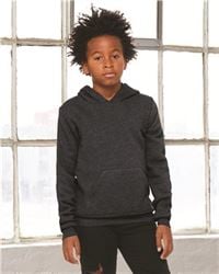 preview image of Bella + Canvas 3719Y Youth Sponge Fleece Hooded Sweatshirt