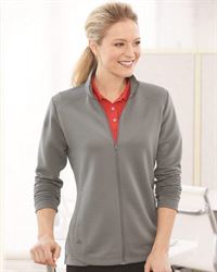 preview image of Adidas A416 Women's Textured Full-Zip Jacket