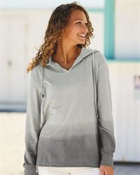 preview image of MV Sport W20185 Women's French Terry Ombré Hooded Sweatshirt