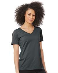 preview image of Next Level 3940 Women's Fine Jersey Relaxed V T-Shirt
