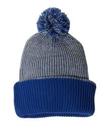 Sportsman SP70 12" Knit Speckled Pom-Pom Beanie