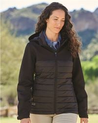 preview image of DRI DUCK 9415 Women's Vista Soft Shell Puffer Jacket