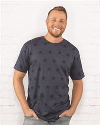 preview image of Code Five 3929 Star Print Tee