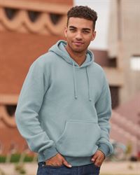 J. America 8709 Flip Side Fleece Hooded Pullover