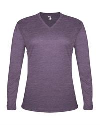 preview image of Badger 4964 Women's Tri-Blend Long Sleeve T-Shirt