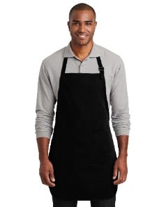 preview image of Port Authority Full-Length Two-Pocket Bib Apron. A600