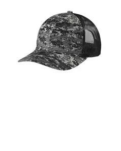 preview image of Port Authority C404 Digi Camo Snapback Trucker Cap