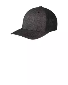 preview image of Port Authority    Flexfit    Melange Mesh Back Trucker Cap C302