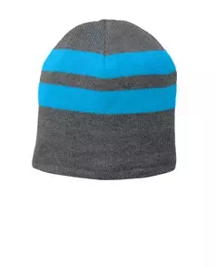 preview image of Port & Company   Fleece-Lined Striped Beanie Cap. C922