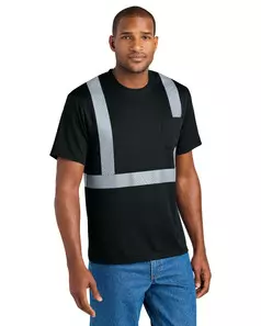 preview image of CornerStone   Enhanced Visibility Segmented Tape Tee CS206