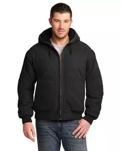 preview image of CornerStone   Washed Duck Cloth Insulated Hooded Work Jacket. CSJ41