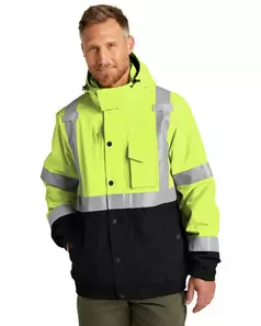preview image of CornerStone CSJ501 ANSI 107 Class 3 Waterproof Insulated Ripstop Bomber Jacket